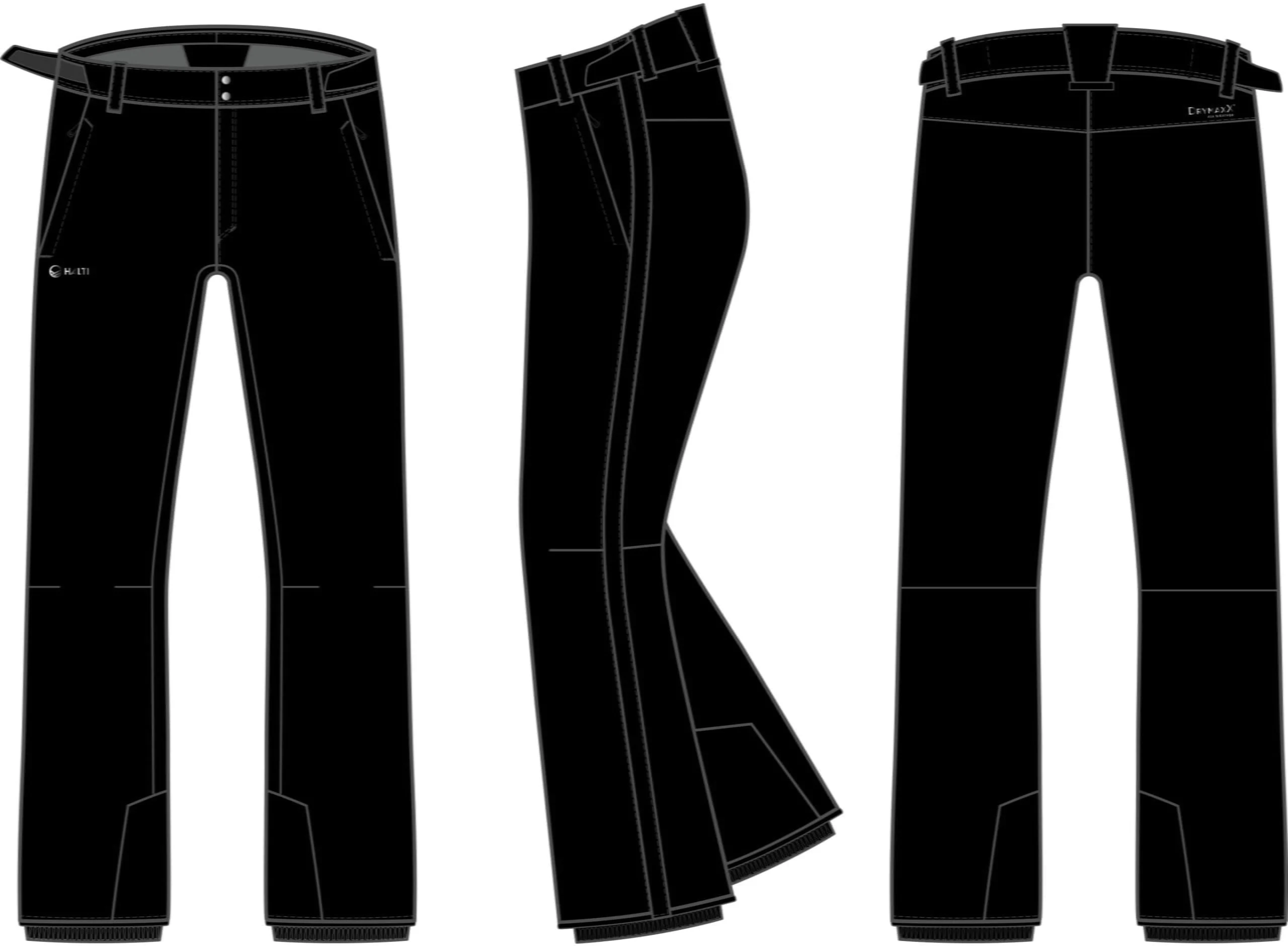 Halti Club Puntti LZ M Pants Black