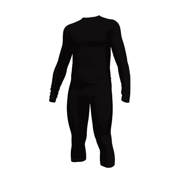 Halti Neva M 3/4 Merino Layer Set Black
