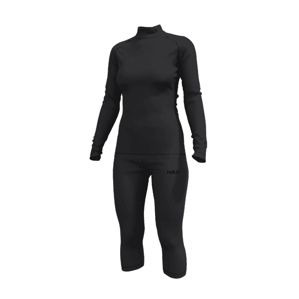 Halti Neva W 3/4 Merino Layer Set Black
