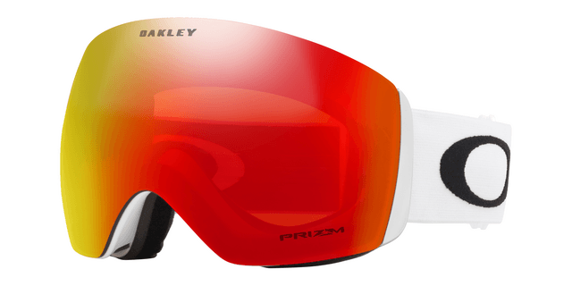 Oakley Flight Deck L White Prizm Torch Iridium Snow Goggles