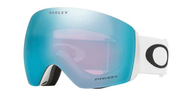 Oakley Flight Deck L White Prizm Sapphire Iridium Snow Goggles