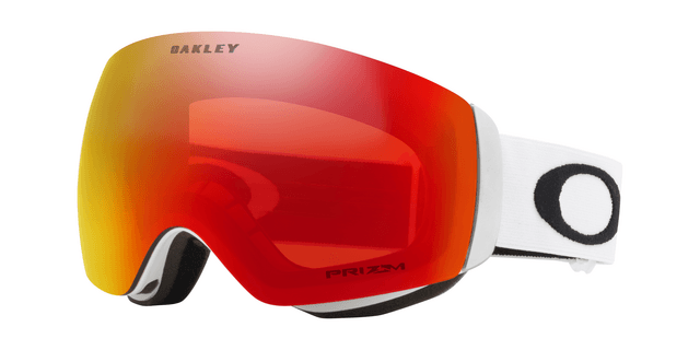 Oakley Flight Deck M White Prizm Torch Iridium Snow Goggles