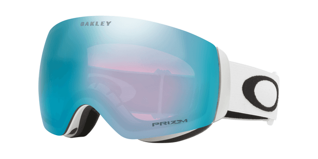 Oakley Flight Deck M White Prizm Sapphire Iridium Snow Goggles