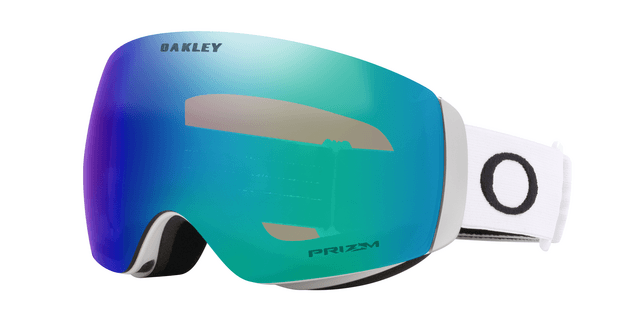 Oakley Flight Deck M White Prizm Argon Iridium Snow Goggles