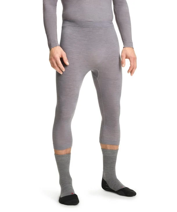 Falke Wool-Tech Light 3/4 Tights – Grey Heather