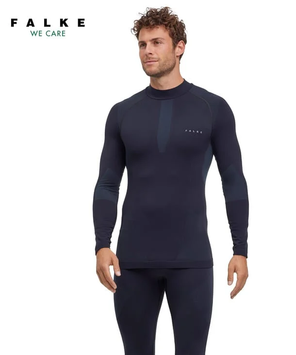 Falke Long Sleeved Shirt Turtleneck Warm Black