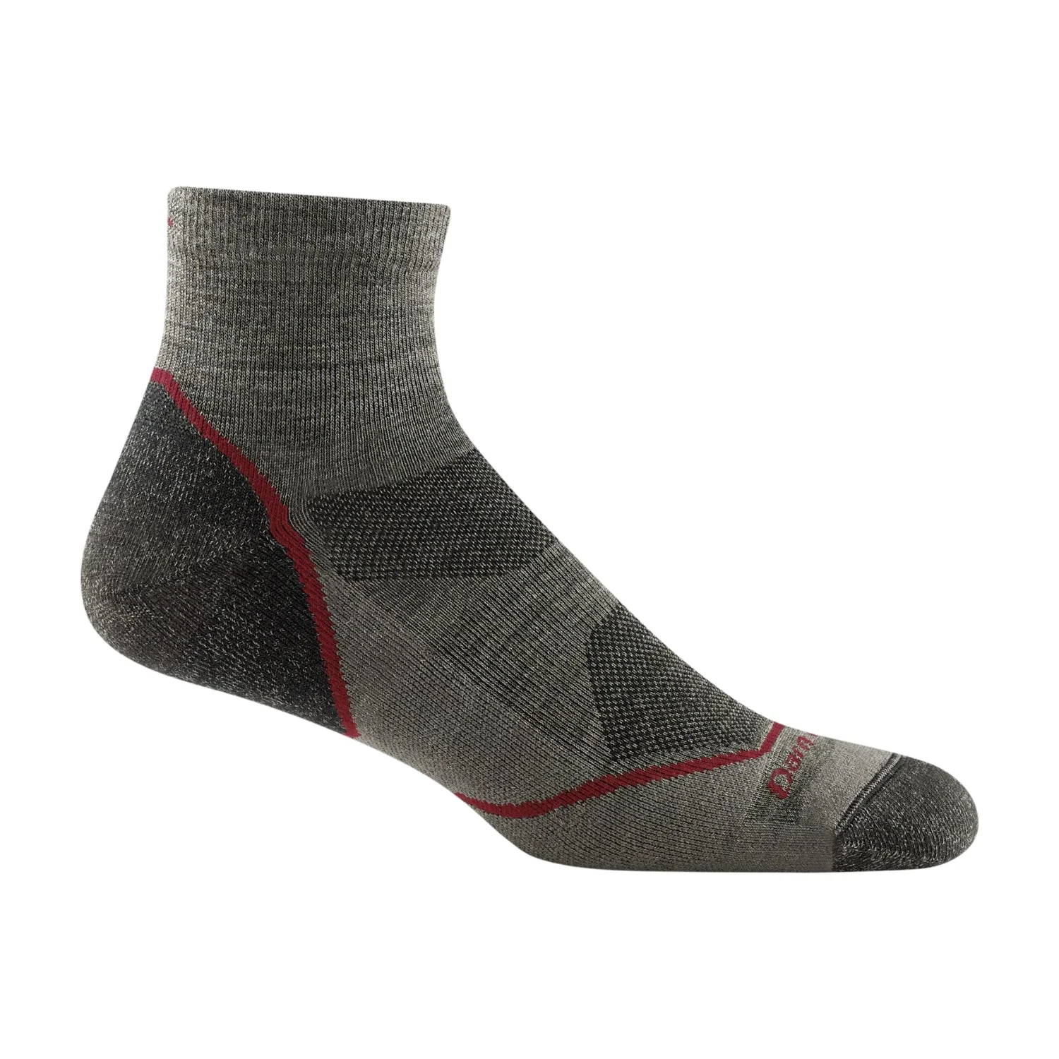 Darn Tough Mens Light Hiker Quarter Lightweight Hiking Sock