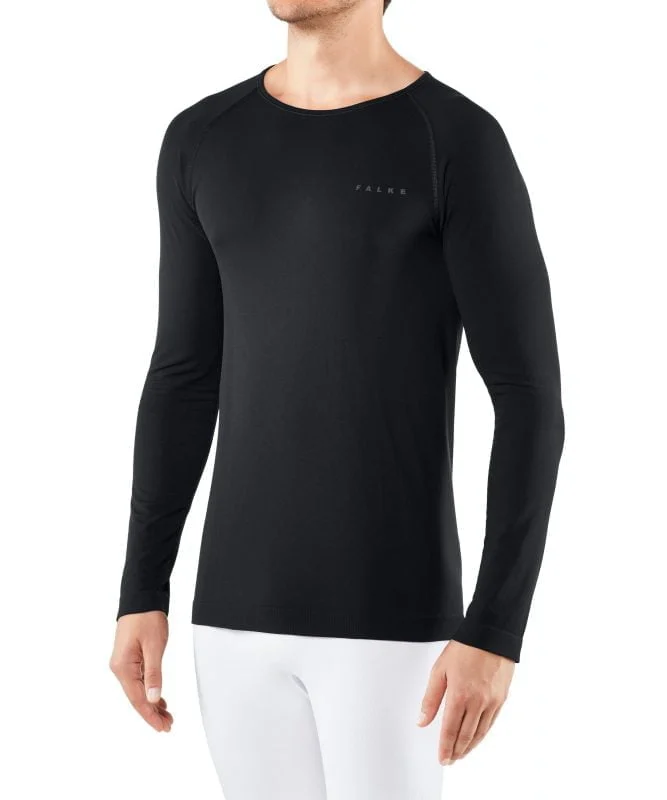 Falke Long Sleeved Shirt Warm Comfort Black