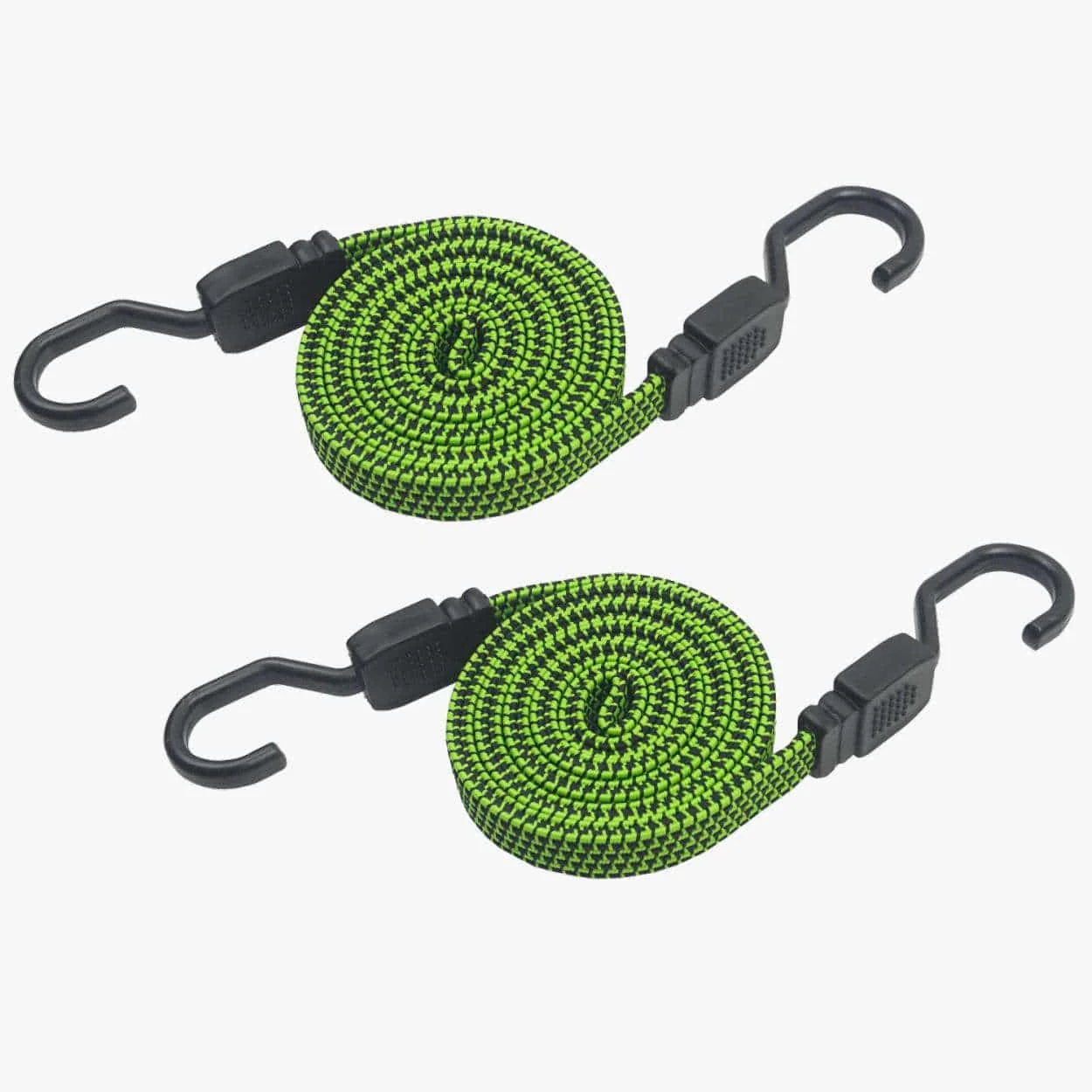 Flat Bungees – Green 2M – 1 Pair
