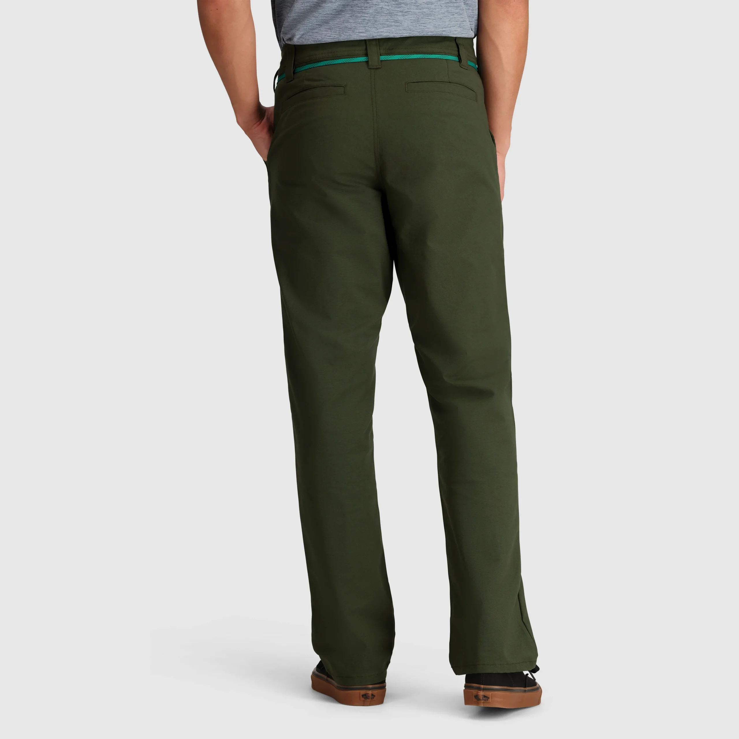 Outdoor Research Men's Canvas Pants - 32" Inseam, Straight Leg - Size 28 - Verde (Outlet)