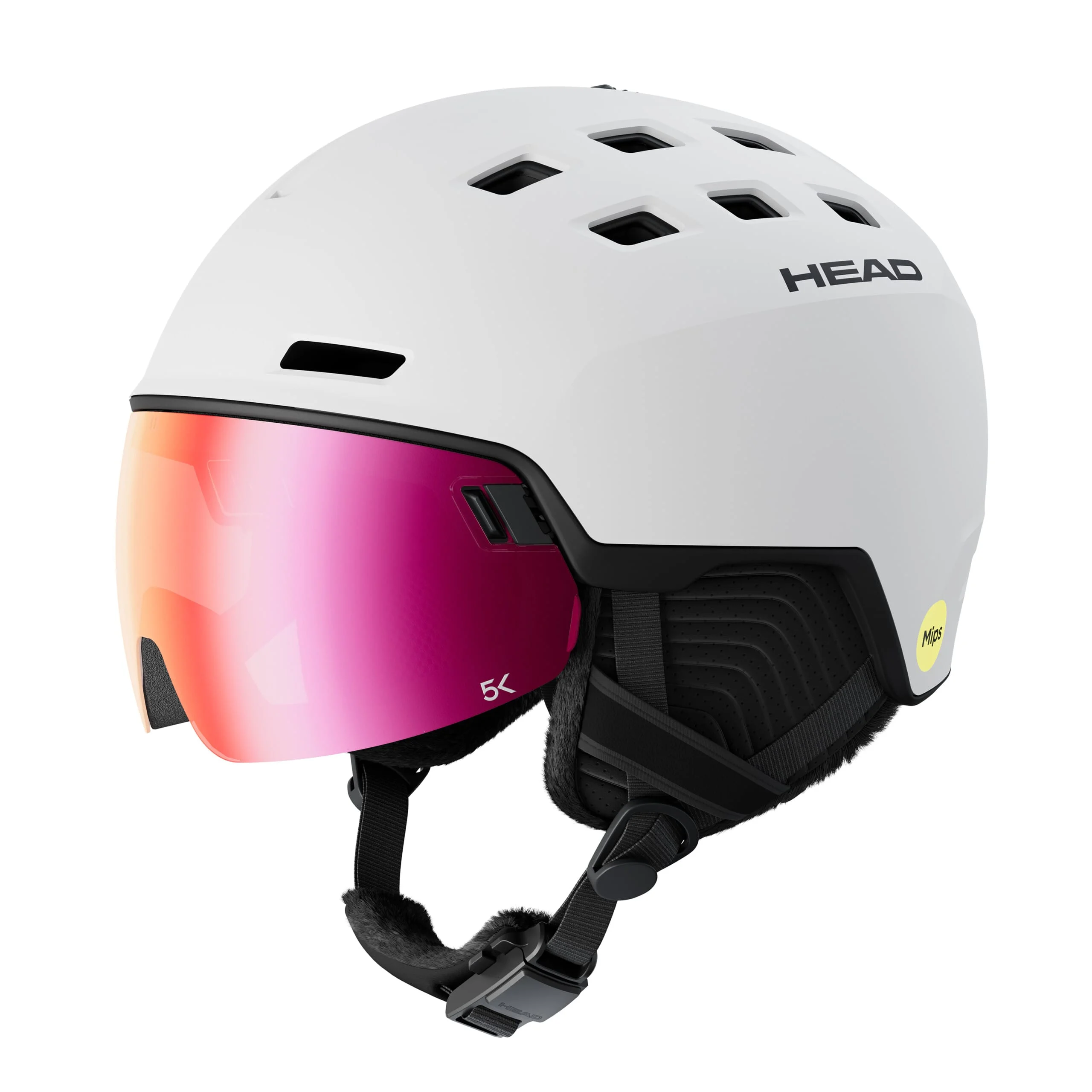 Head Radar 5K Mips Visor White Ski Helmet