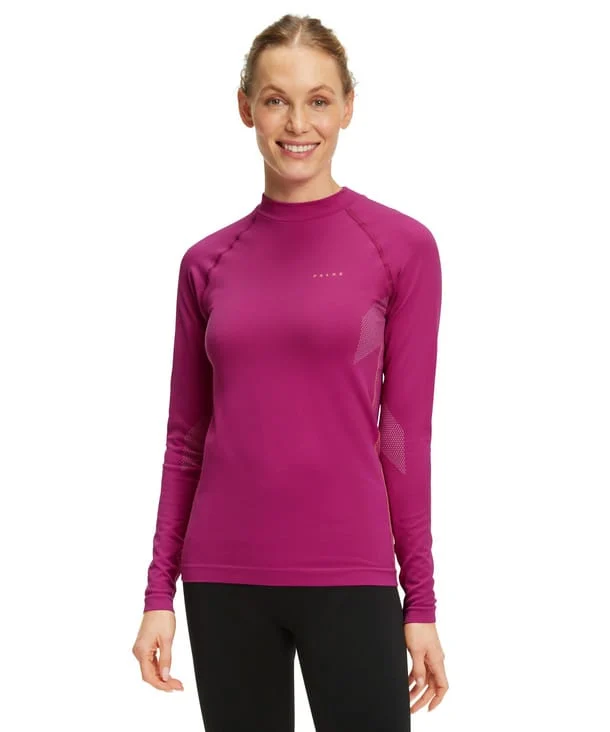 Falke Women Long Sleeved Shirt Trend Max Warm Radiant Orchid