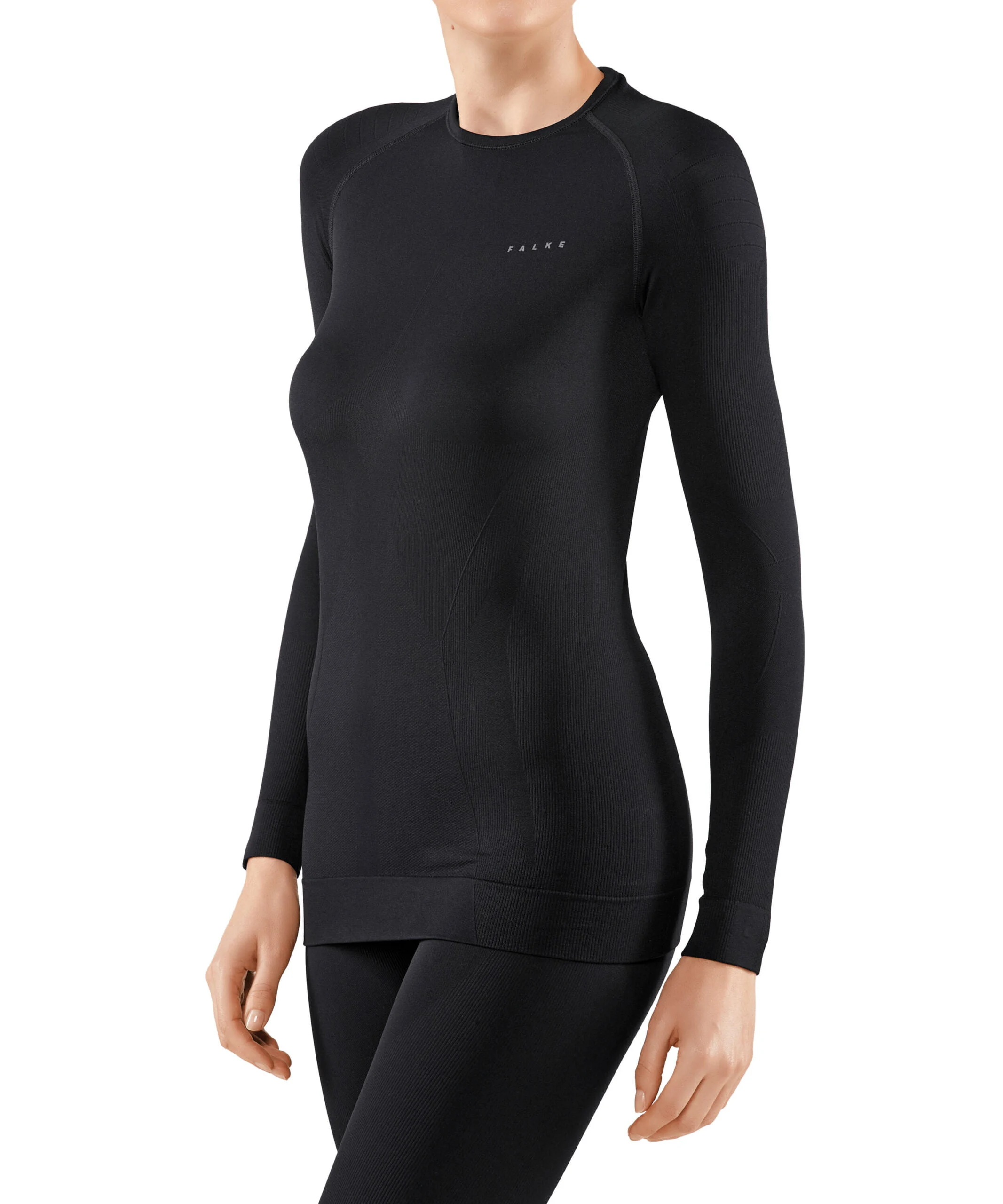 Falke Women Long Sleeved Shirt Max Warm Black