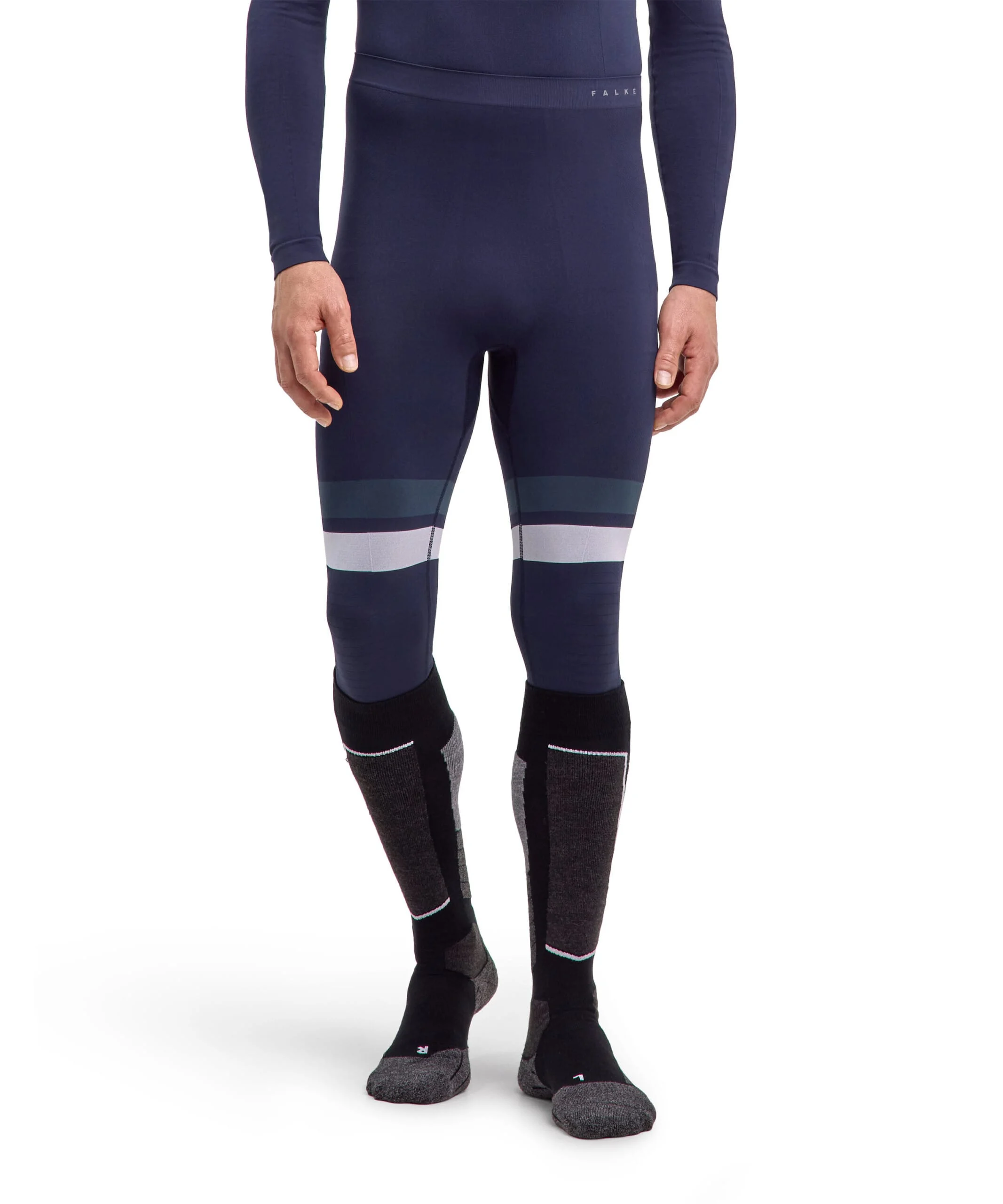 Falke 3/4 Tights Max Warm Space Blue