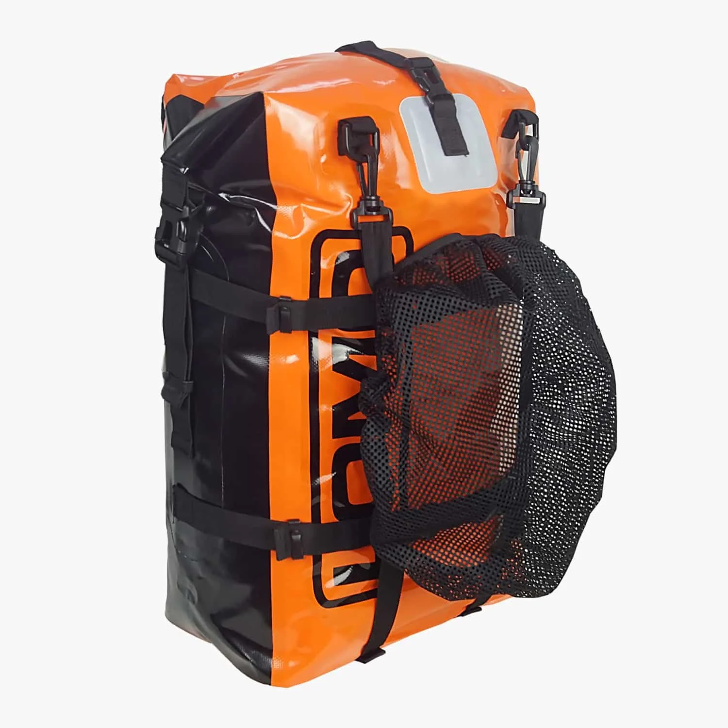 39L Dry Bag Rucksack with Helmet Carrier – Orange