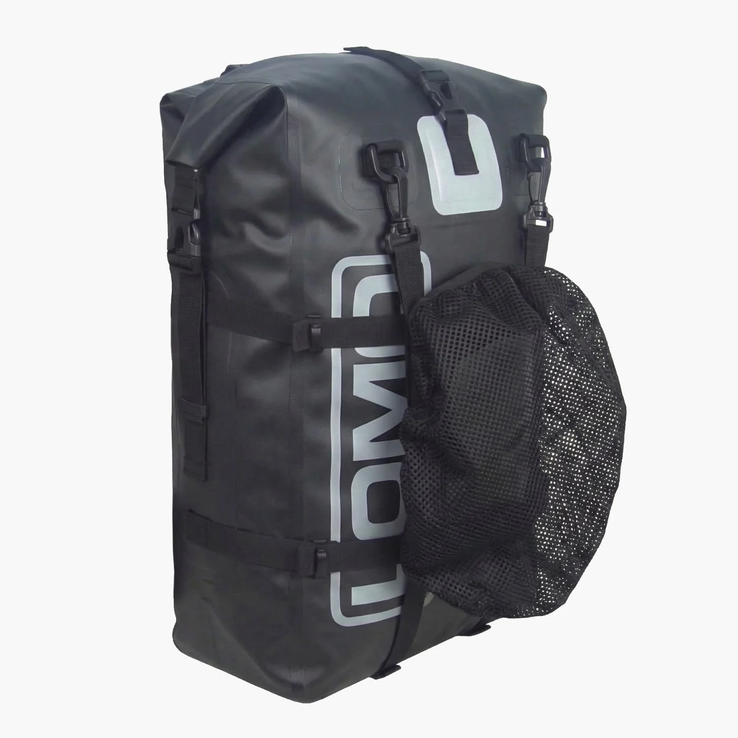 39L Dry Bag Rucksack with Helmet Carrier – Black
