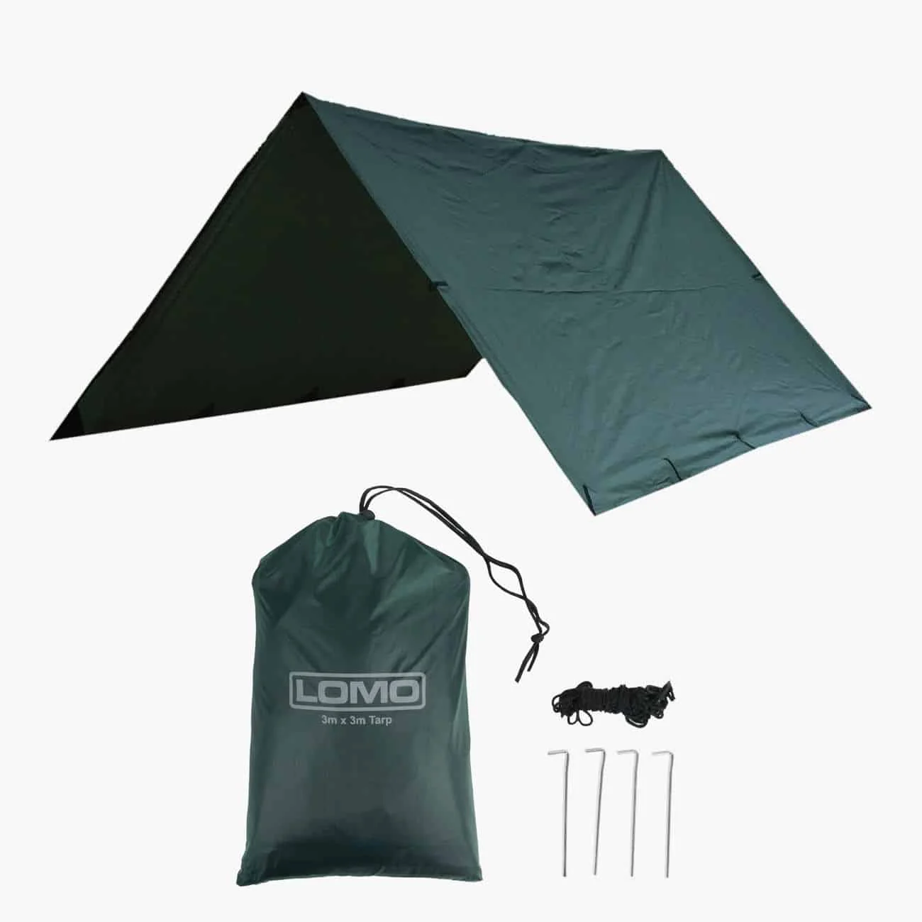 3m x 3m Bushcraft Tarp