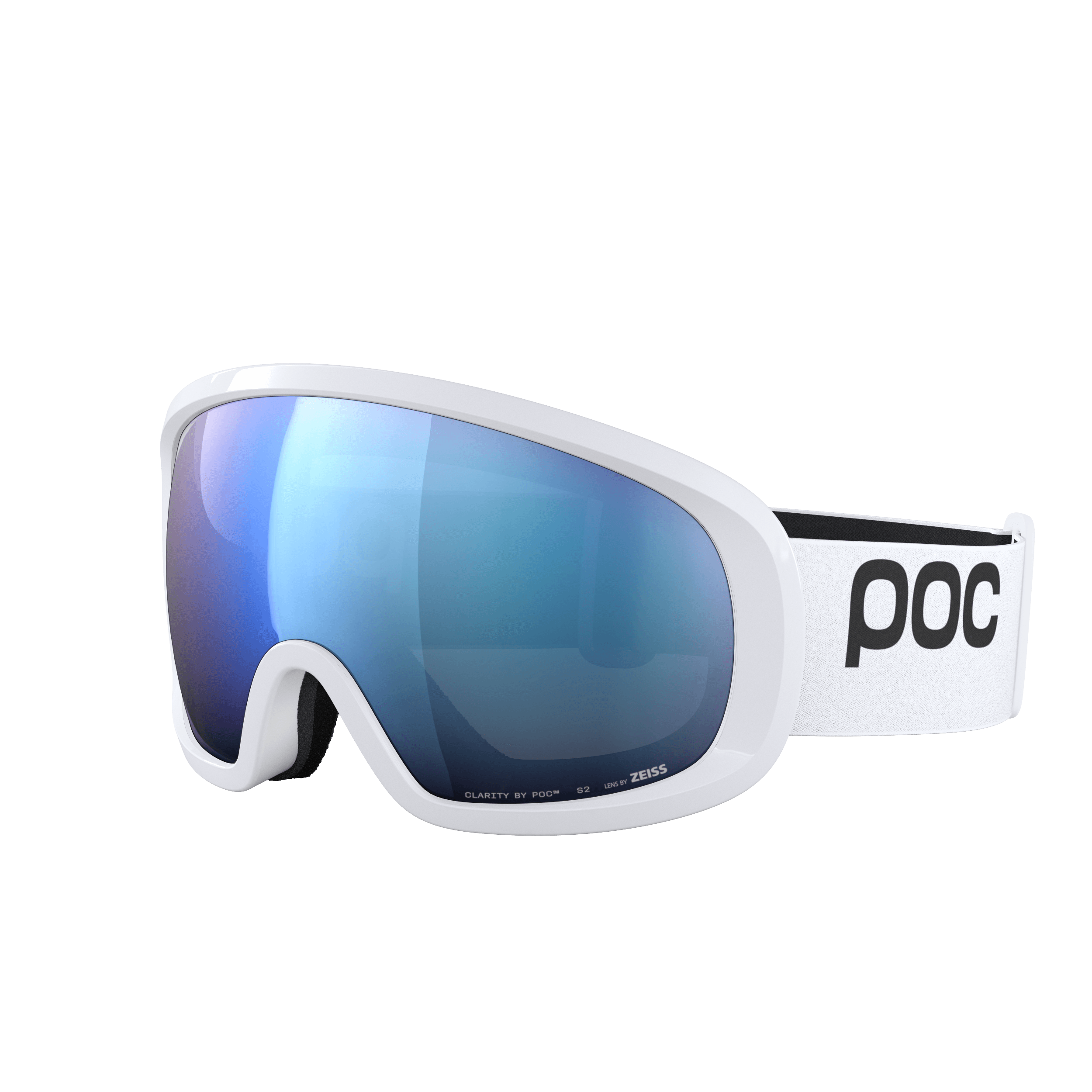 POC Fovea Mid Hydrogen White/Partially Sunny Blue