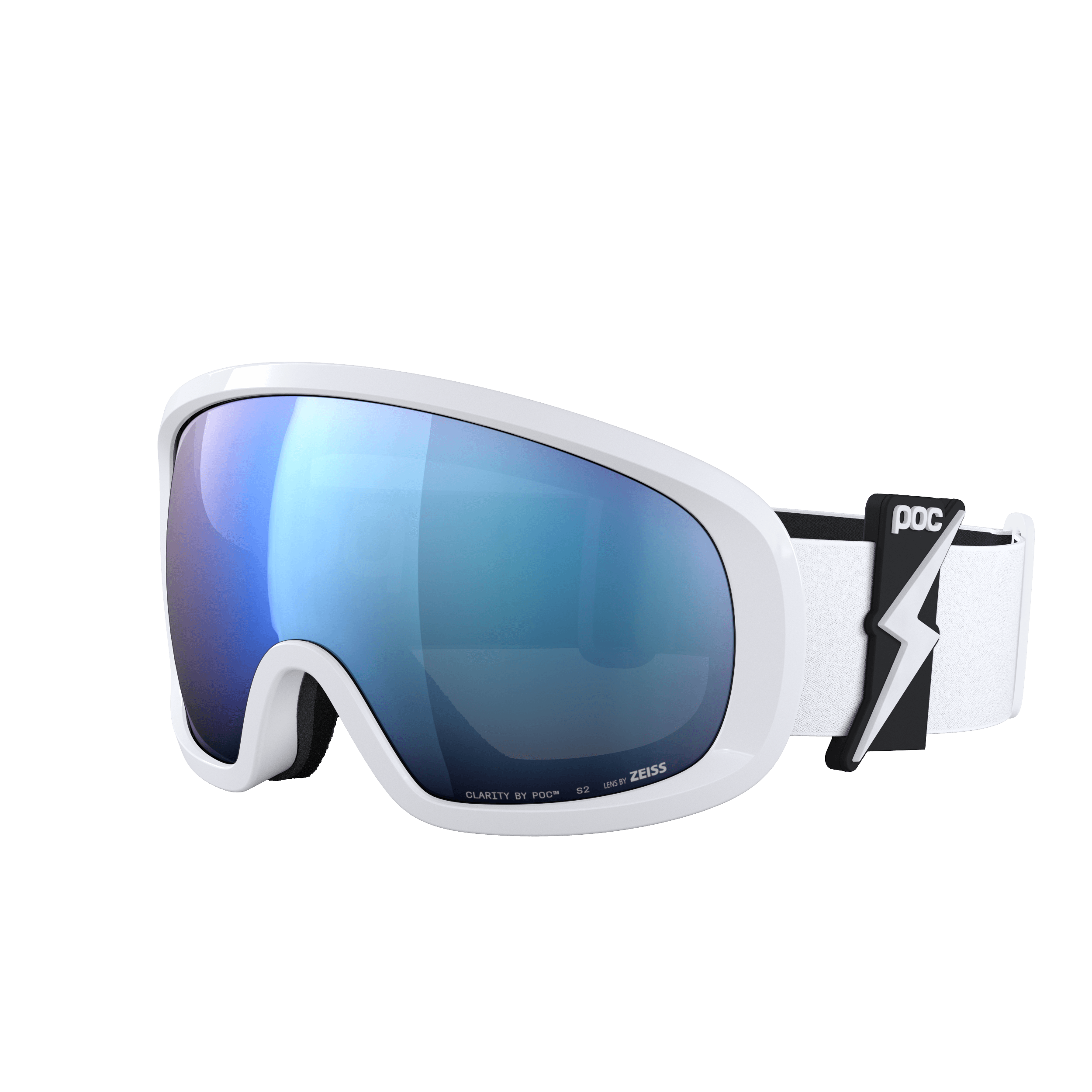 POC Fovea Mid Blixten White/Partially Sunny Blue