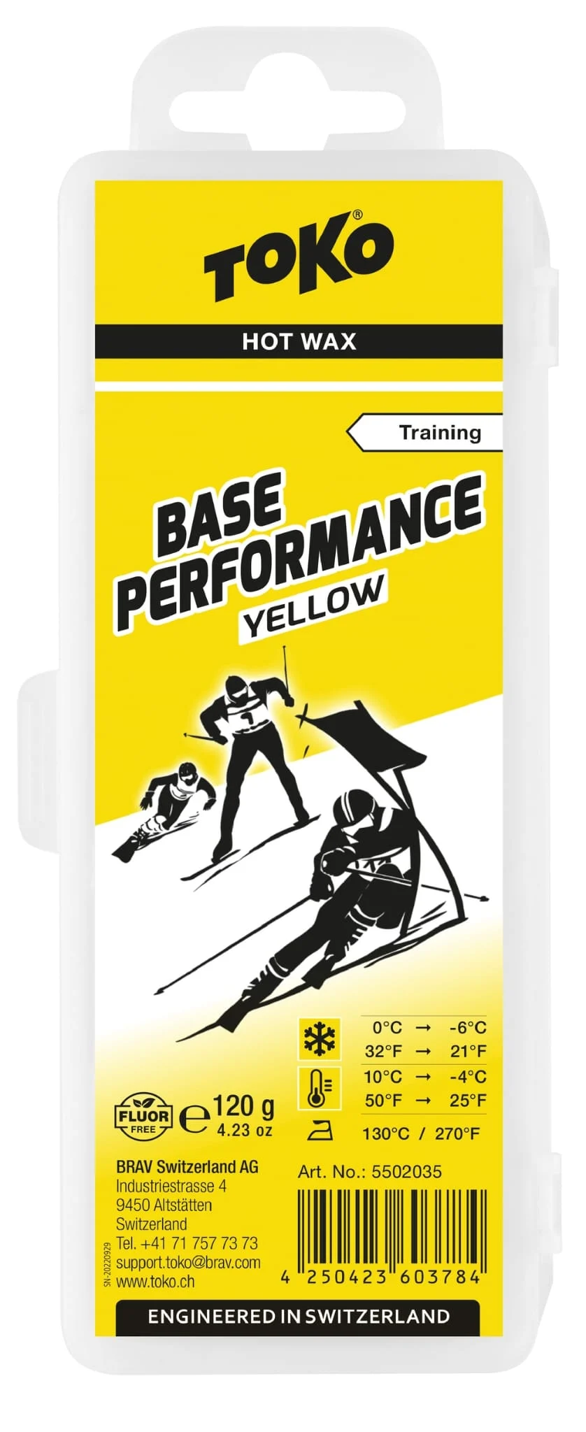 Toko Base Performance Hot Wax Yellow 120g