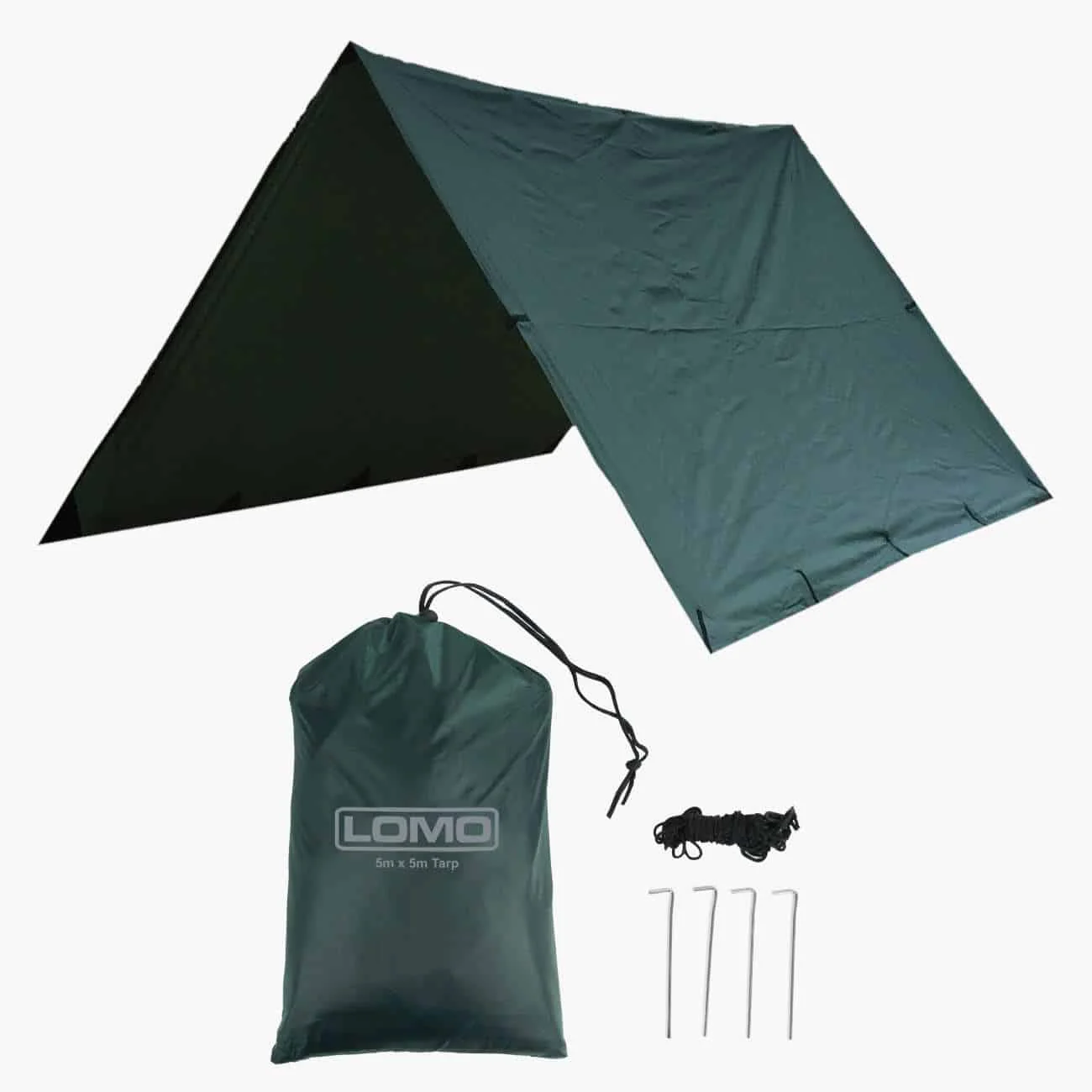 5m x 5m Bushcraft Tarp