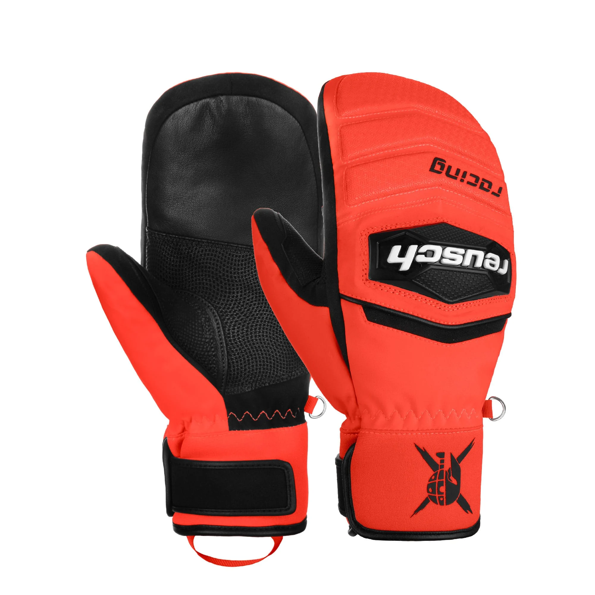 Reusch Worldcup Warrior R-Tex XT Mitten Black Fluo Red