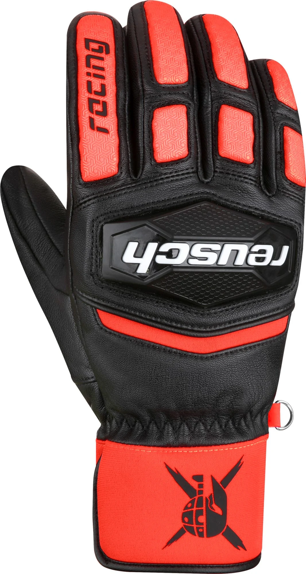 Reusch Worldcup Warrior GS Junior Black Fluo Red