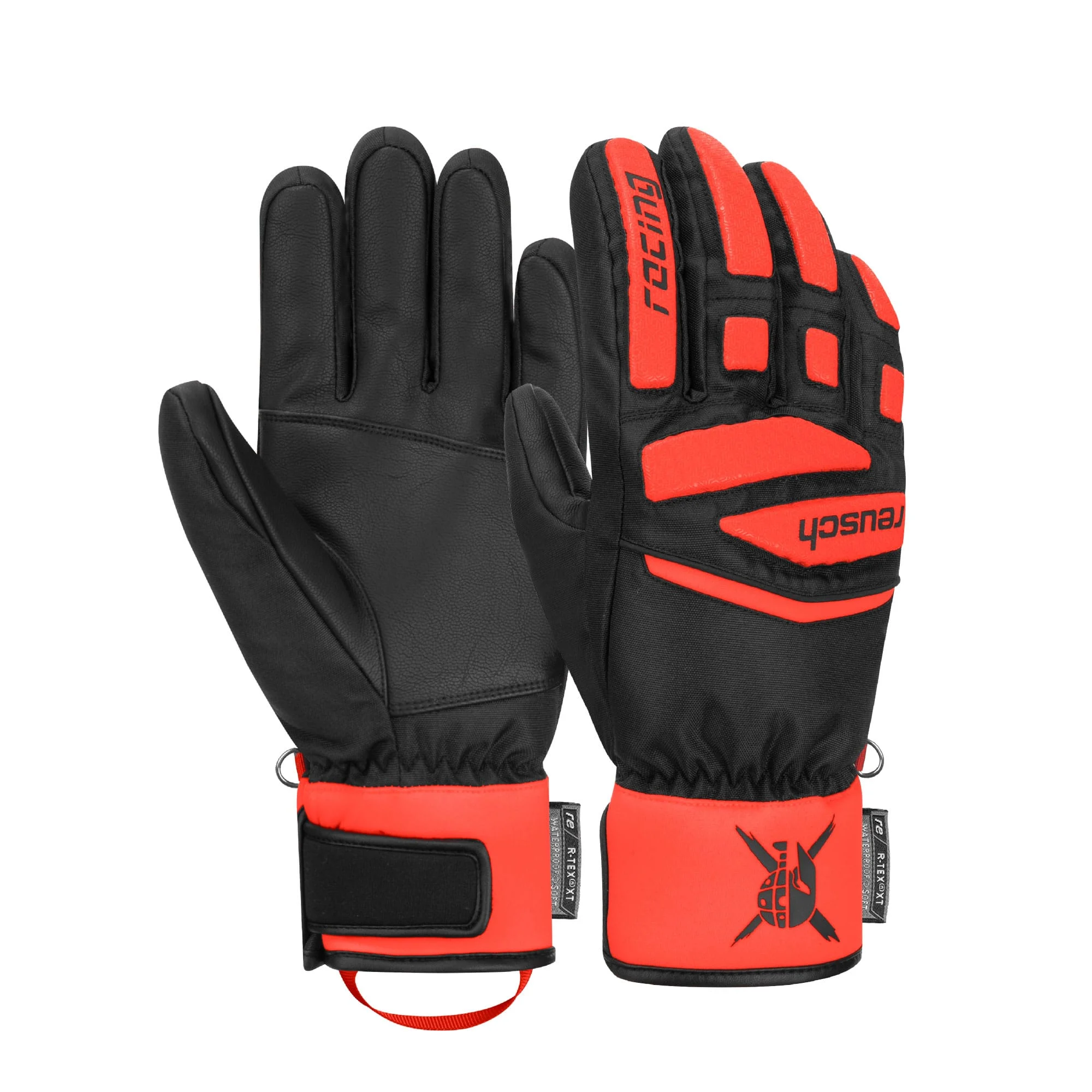 Reusch Worldcup Warrior Prime R-Tex XT Junior Blk Fluo Red