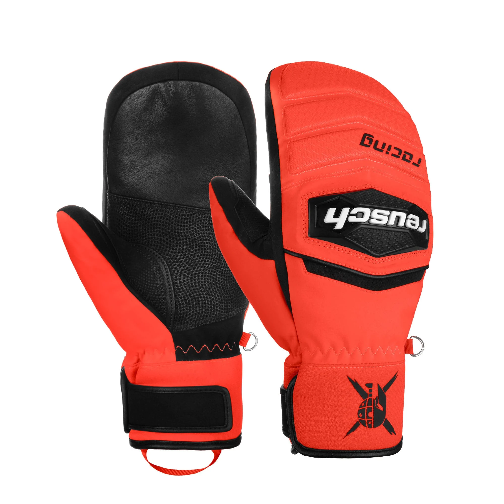 Reusch Worldcup Warrior R-Tex XT Junior Mitten Blk Fluo Red
