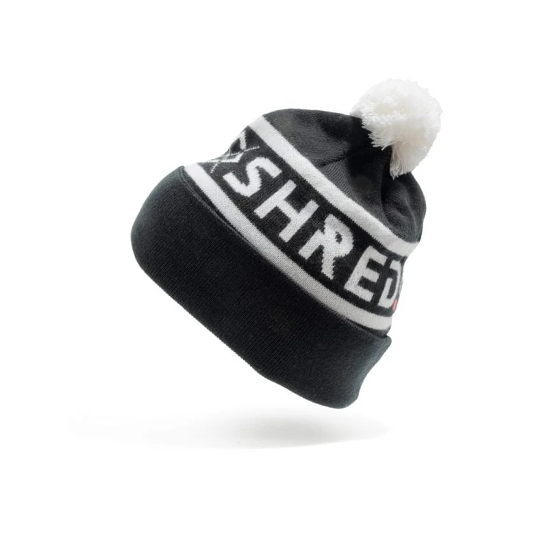 Shred Woodside Beanie Black/White