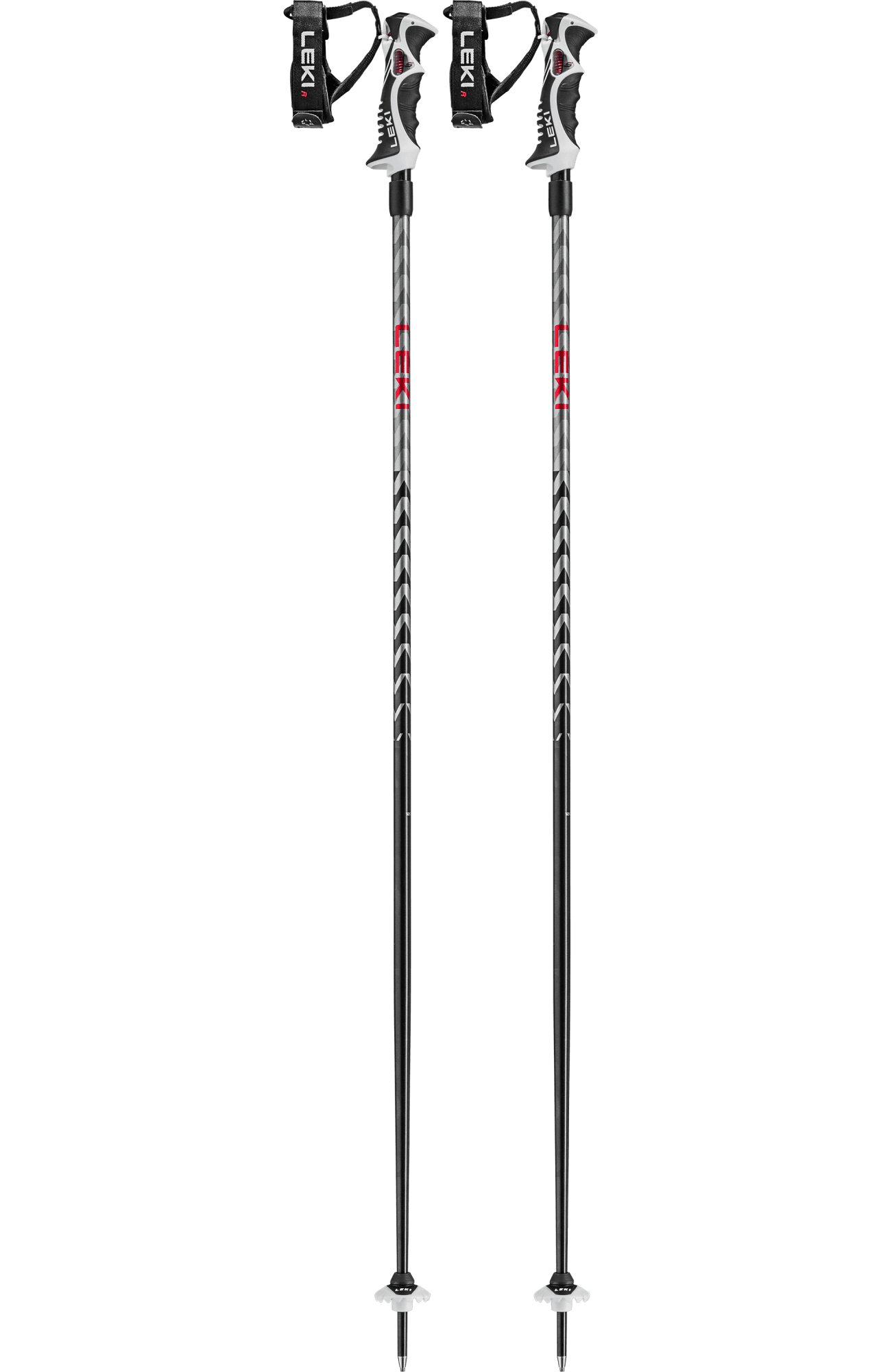 Leki Hot Shot S Ski Poles Eloxal Black Grey