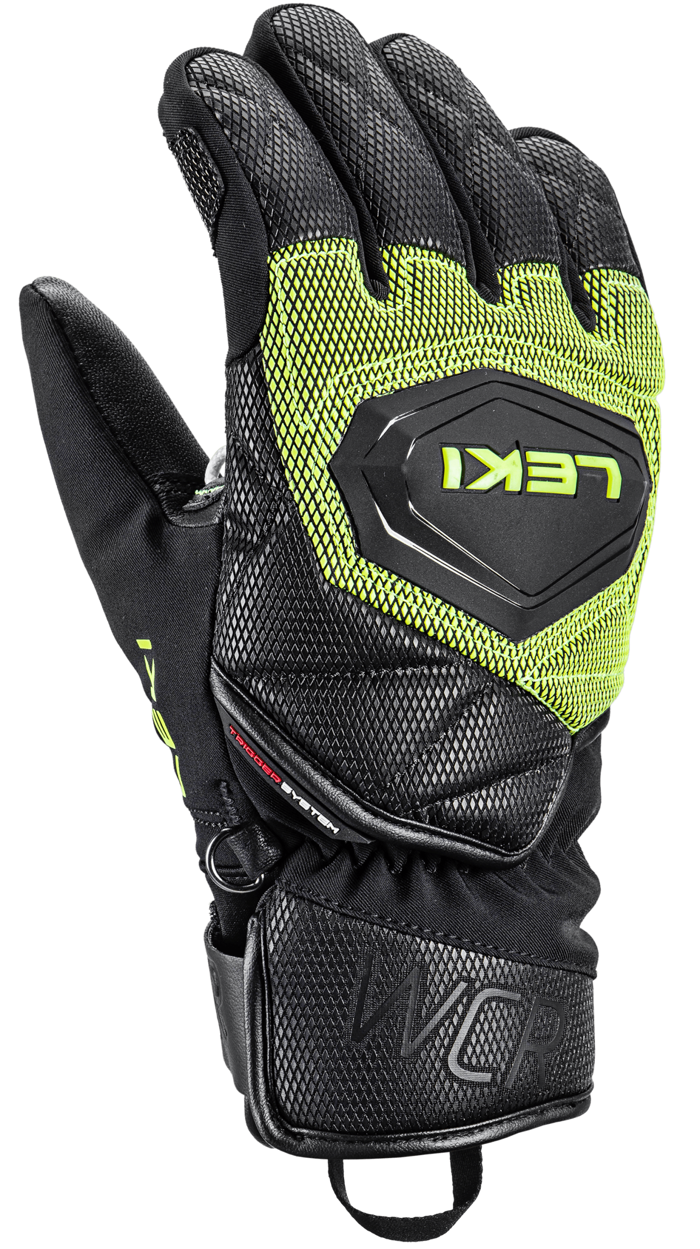 Leki WCR COACH 3D Ski Glove Black Ice Lemon