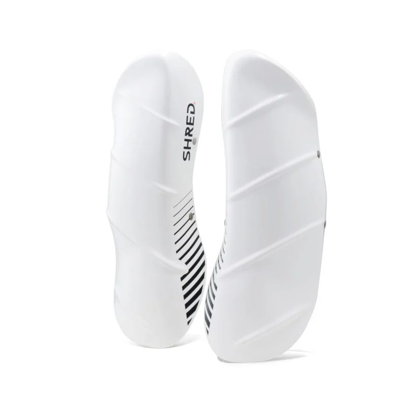 Shred Shin Guard White/Black Medium