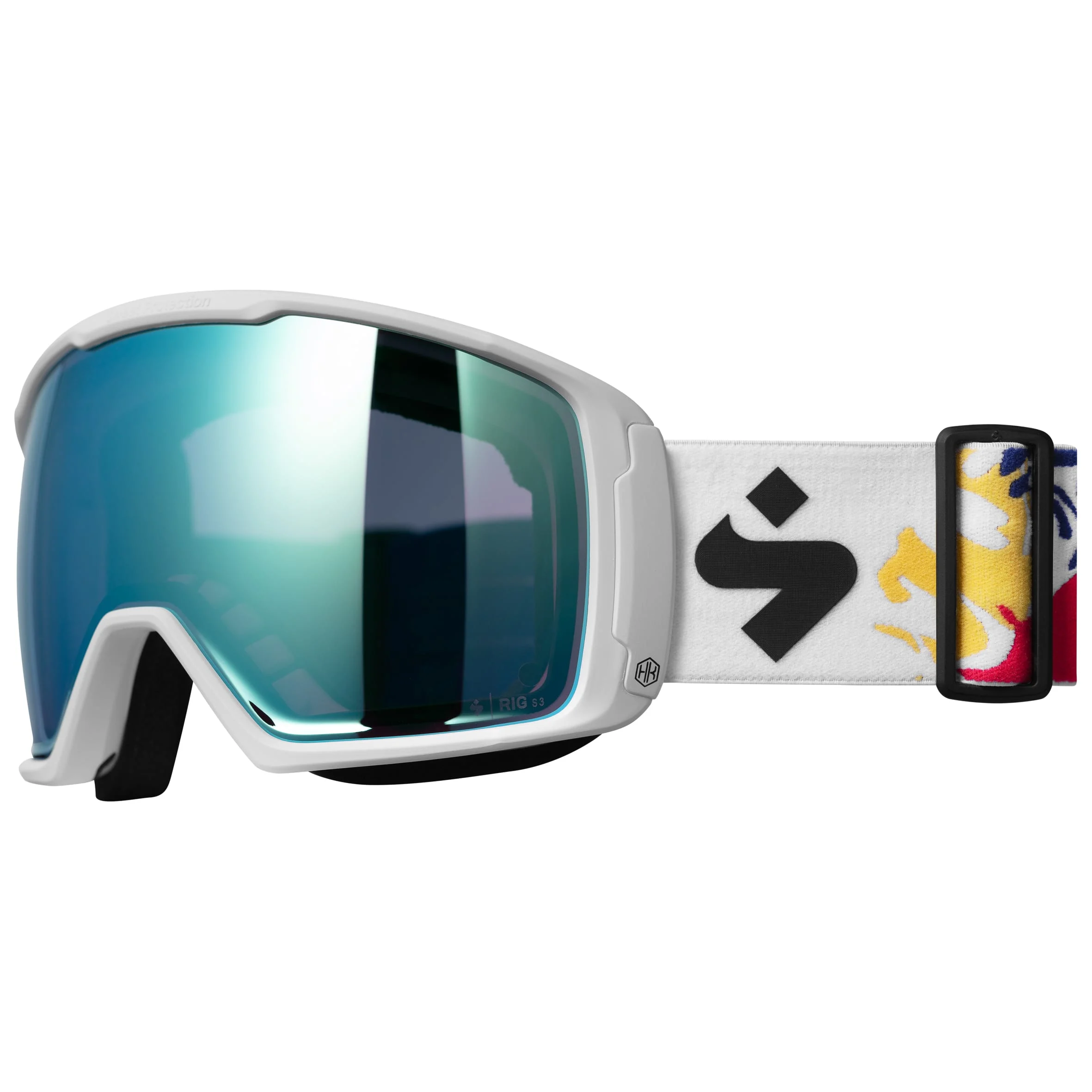 Sweet Protection Clockwork Max RIG Reflect Goggles x HK Satin White