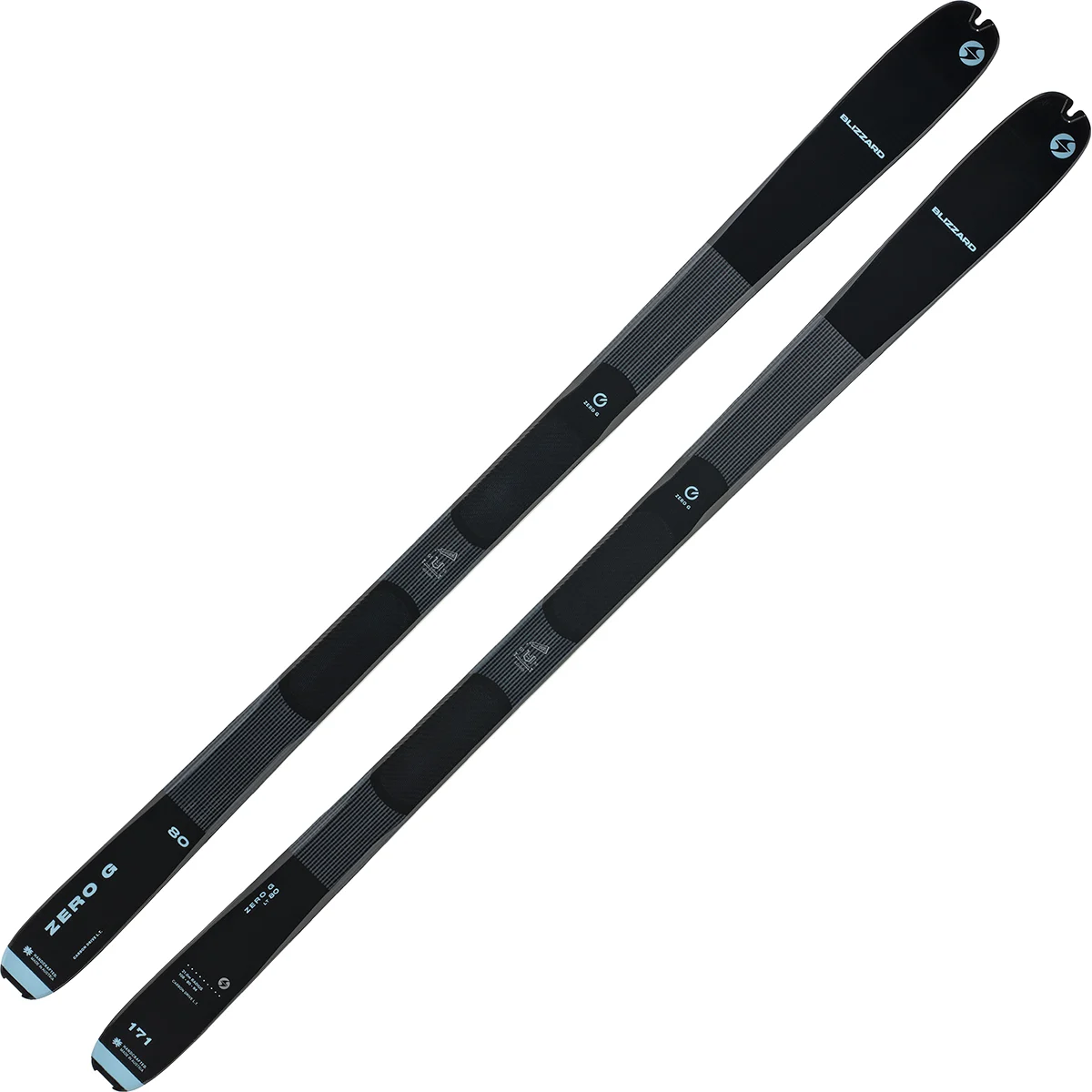 BLIZZARD ZERO G LT 080 W BLACK LICHEN  - Ski touring
