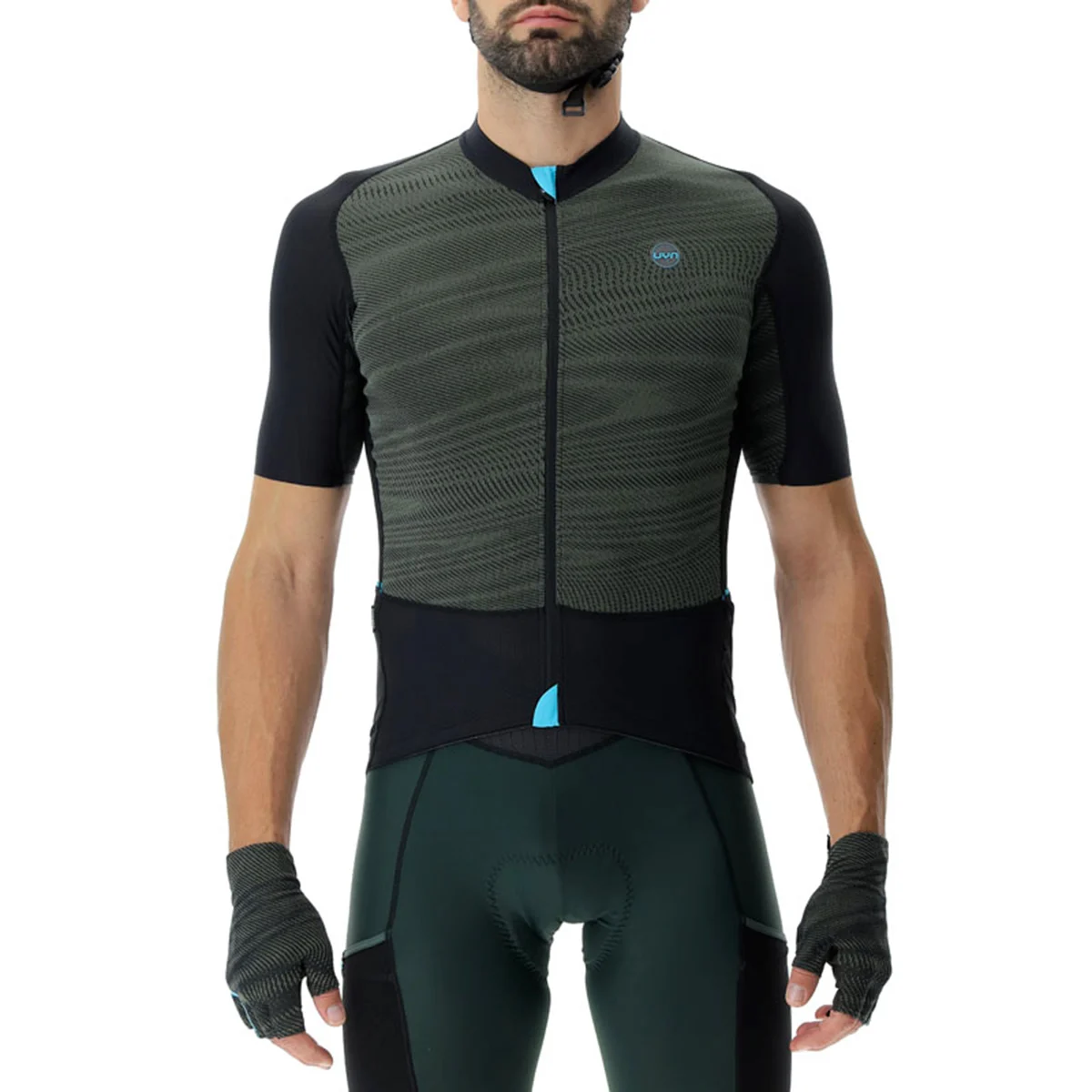 UYN MAN ALLROAD AEROFIT OW SHIRT BLACK PINE  - Cycling jersey