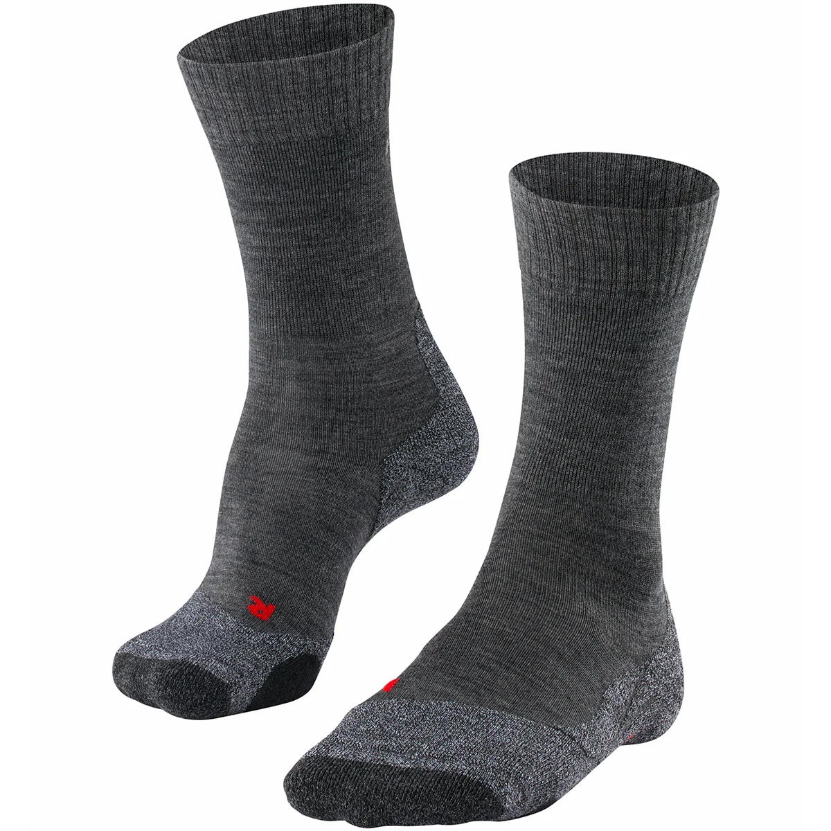 FALKE TK2 ASPHALT MEL  - Hiking socks