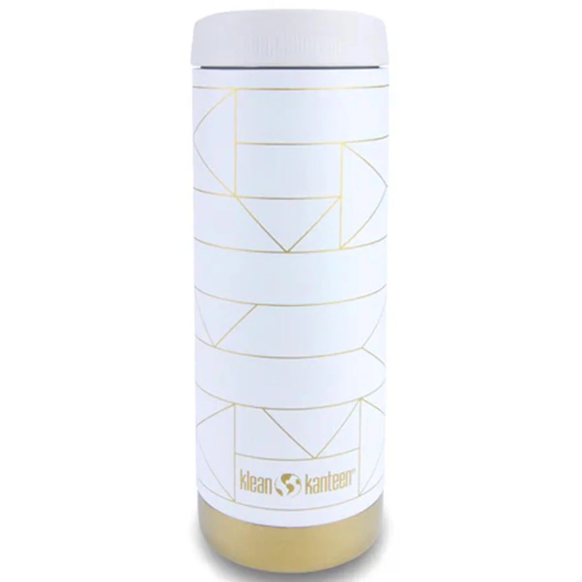 KLEAN KANTEEN TKWIDE LTD 16OZ TOFU/GEOMETRIC GOLD  - Vacuum bottle