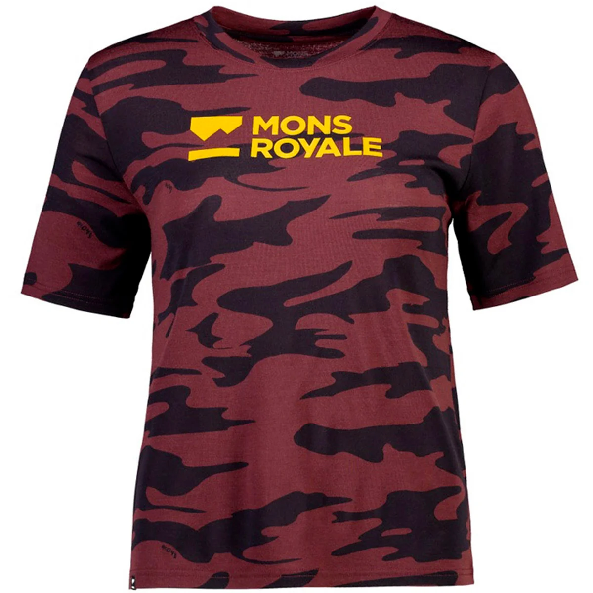 MONS ROYALE ICON MERINO T-SHIRT W CHOCOLATE CAMO  - Mountain bike jersey