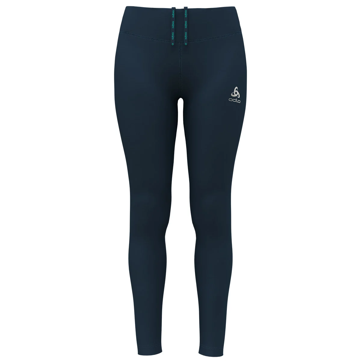 ODLO TIGHTS ESSENTIAL WARM BLUE WING TEAL  - Running tights