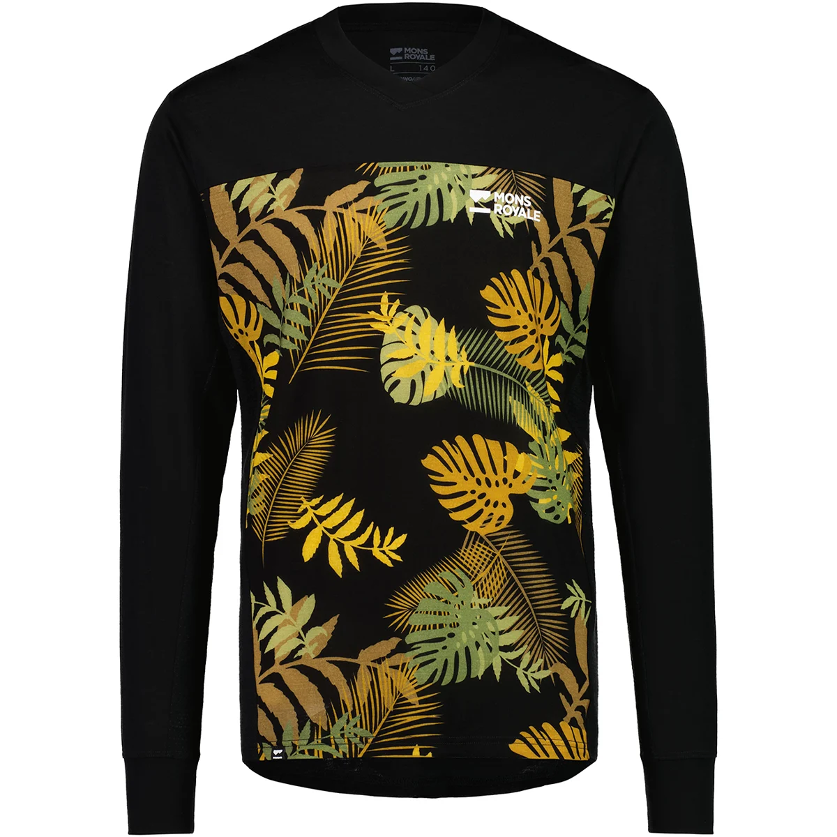 MONS ROYALE M REDWOOD ENDURO VLS ALU BLACK/NATIVE CAMO  - Mountain bike jersey