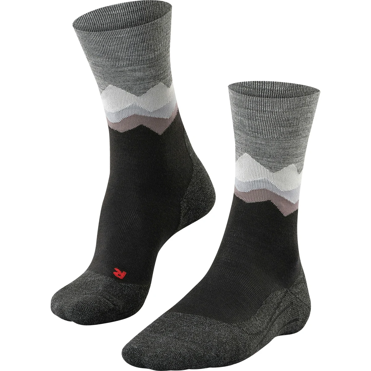 FALKE TK2 CREST BLACK  - Hiking socks