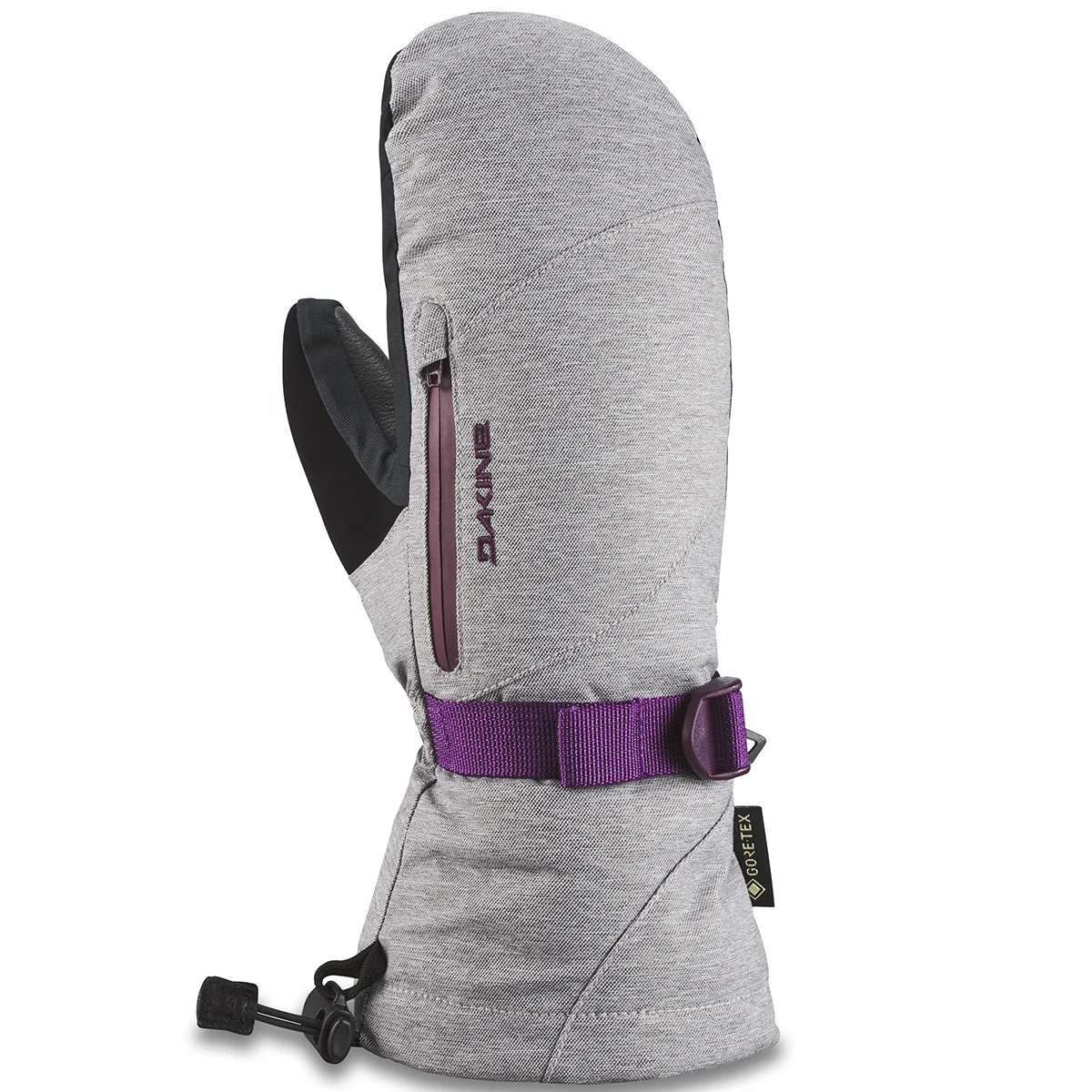 DAKINE LEATHER SEQUOIA GTX MITT SILVER GREY  - Ski mittens