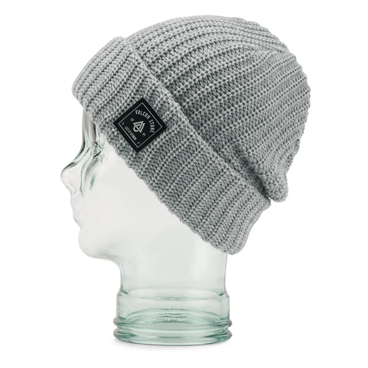 VOLCOM THICK KNIT BEANIE HEATHER GREY  - Ski beanie