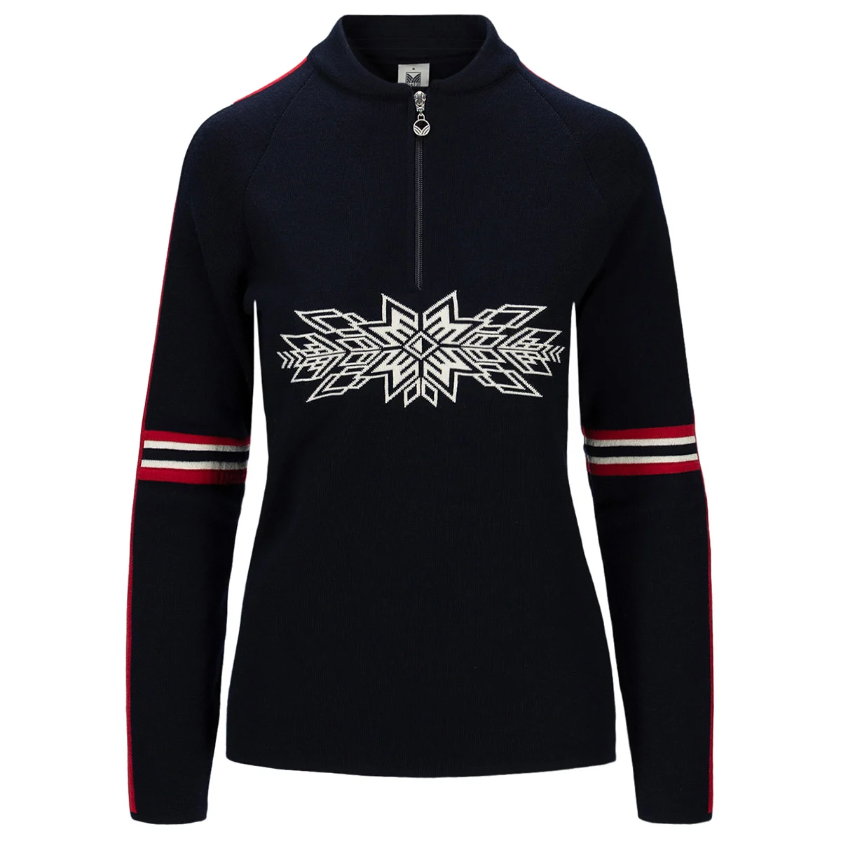 DALE OF NORWAY OL SPIRIT F SWEATER NAVY OFF WHITE RASPBERRY  - Jumper