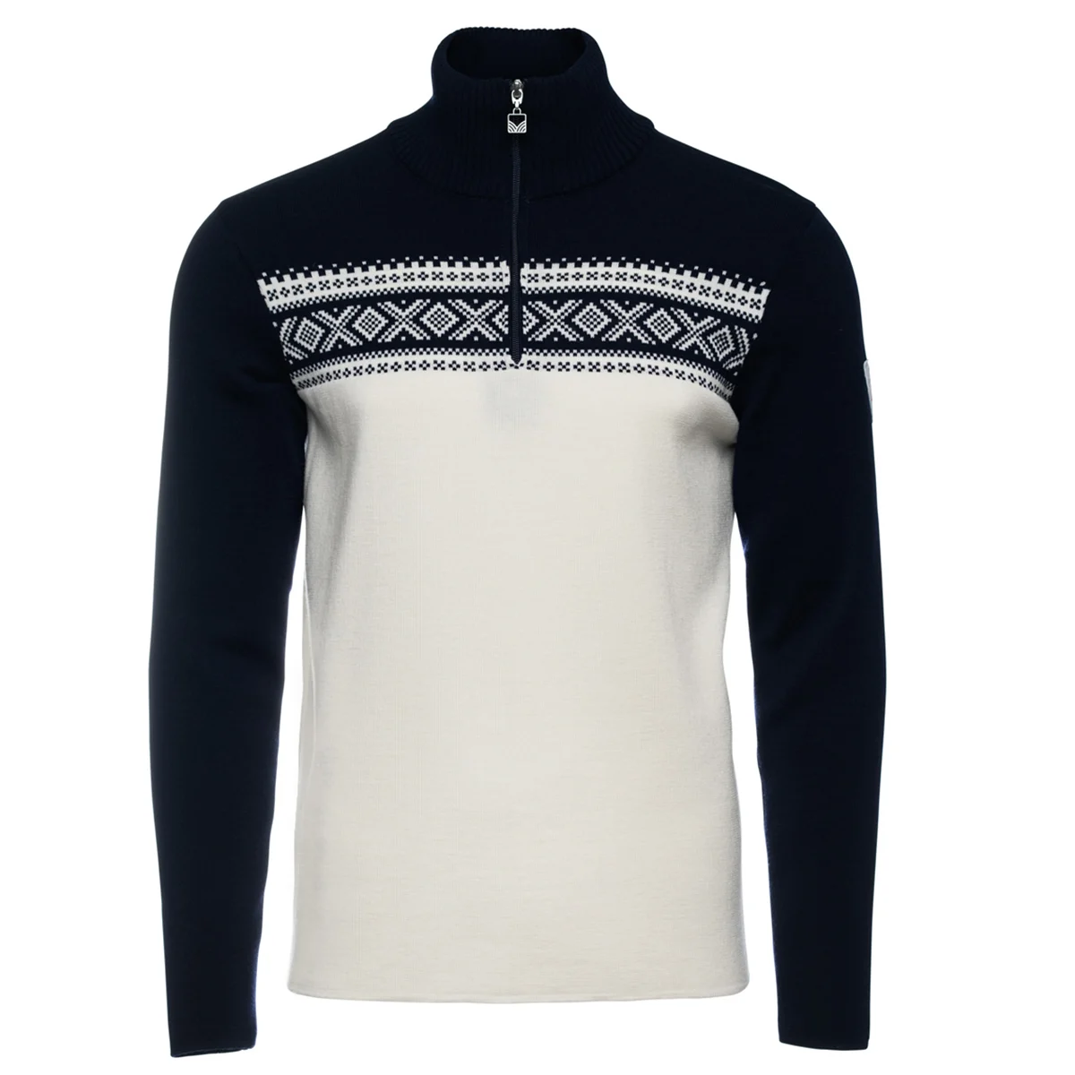 DALE OF NORWAY DALESTØLEN M SWEATER OFFWHITE NAVY  - Jumper