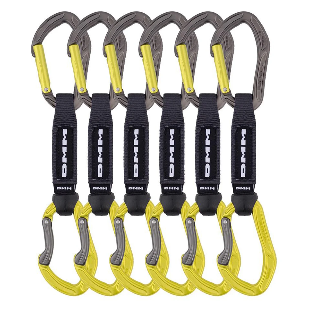 DMM ALPHA SPORT QUICKDRAW 12CM 6 PACK Unicolore  - Climbing quickdraw