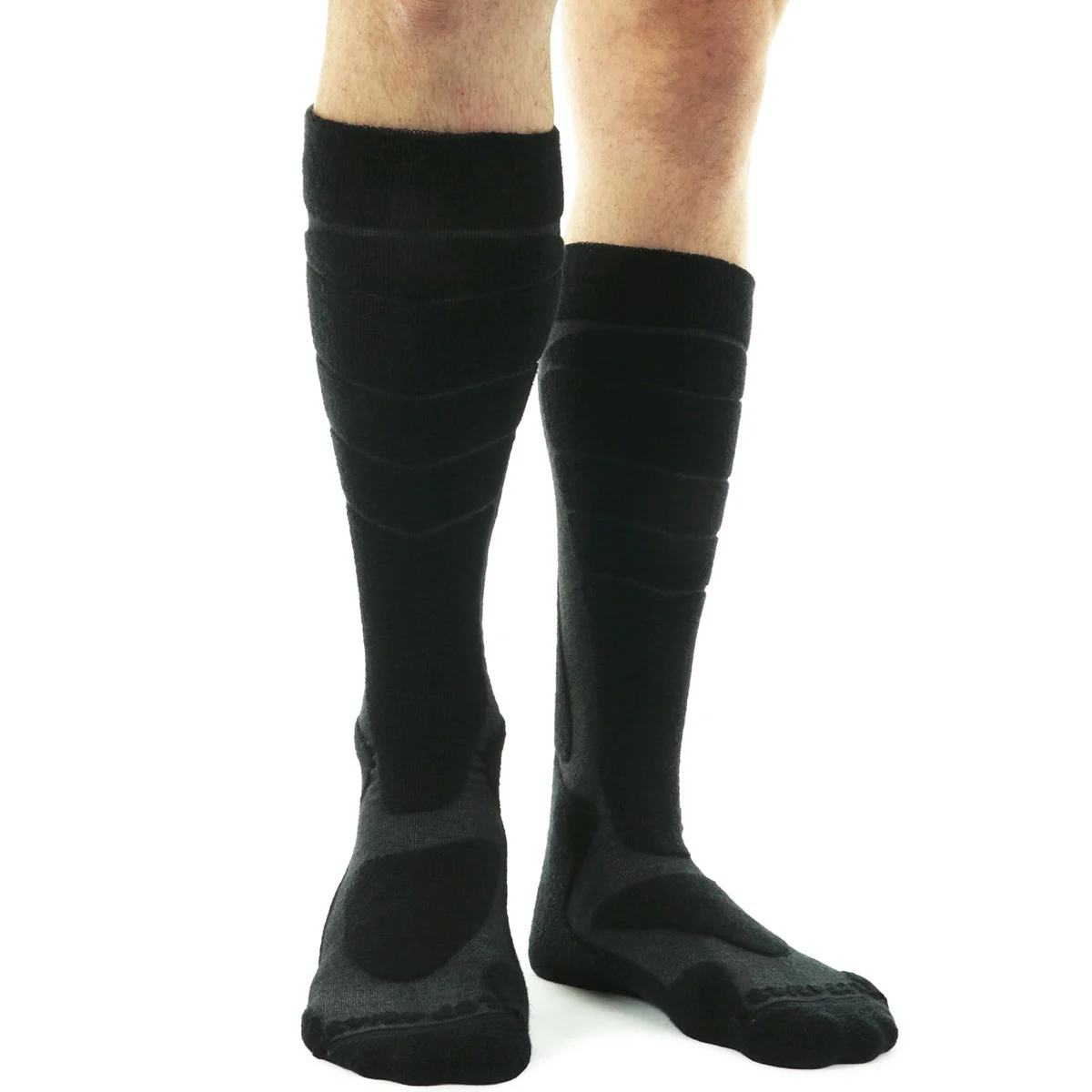 LA CHAUSSETTE DE FRANCE ELBROUZ BLACK  - Ski socks