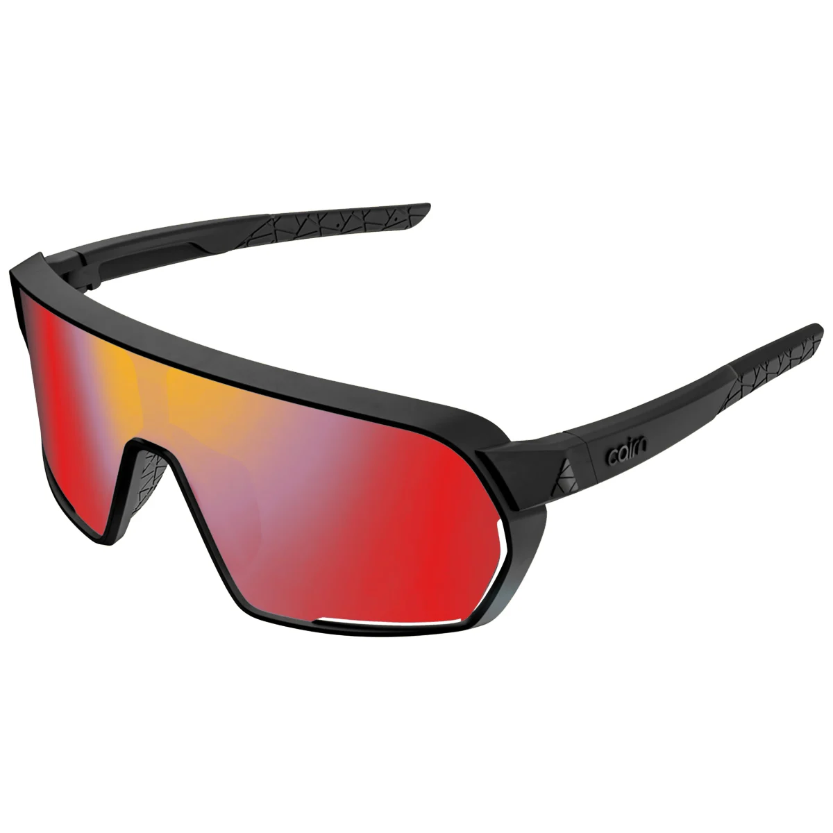 CAIRN ROC MAT BLACK RED  - Sport sunglasses