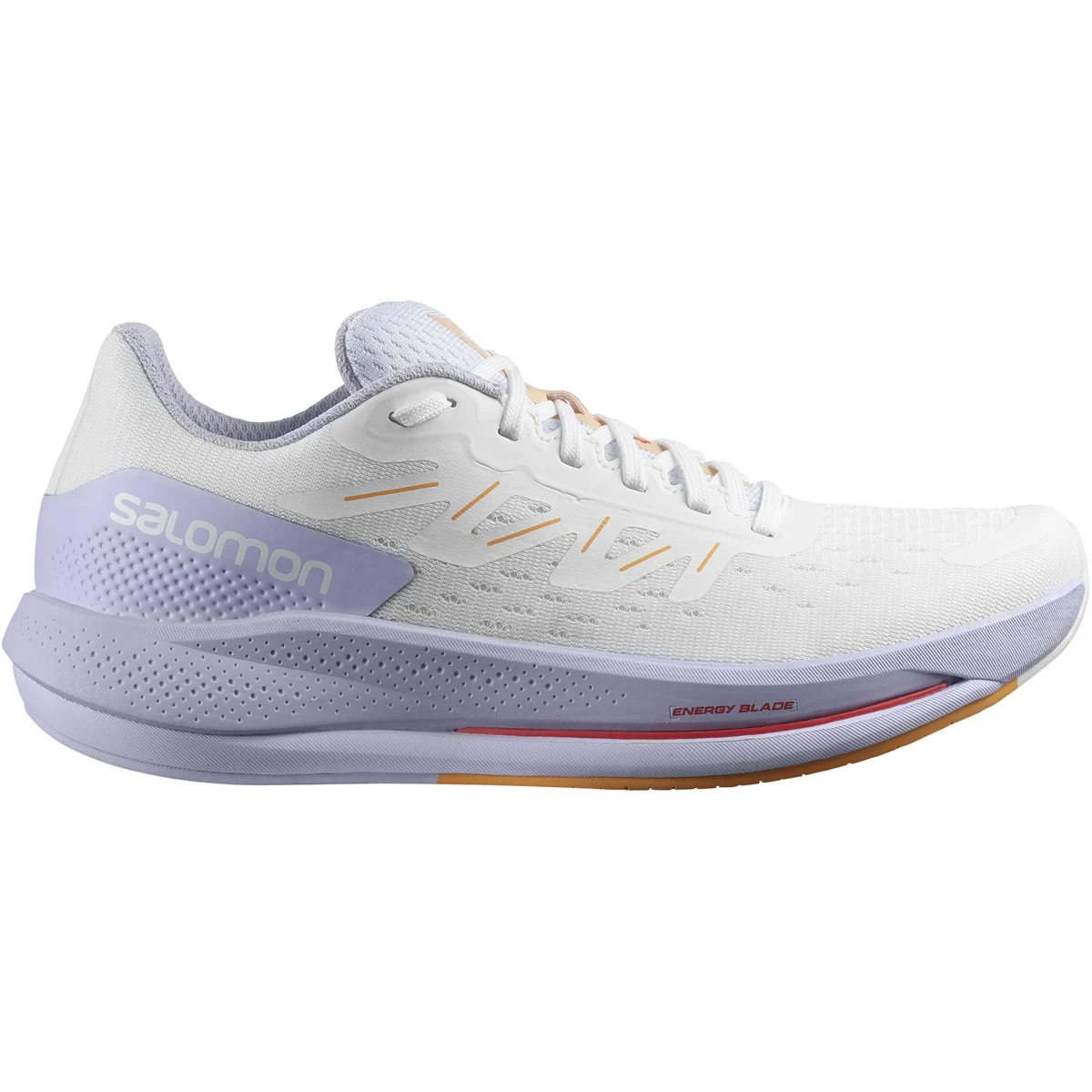 SALOMON SPECTUR W WHITE/PURPLE HEATHER/BLAZING ORANGE  - Running shoe
